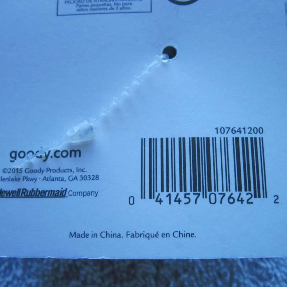 2 Goody Medium Matte Frosted Spider Octopus Plastic Jaw Claw Clips 2 1/4